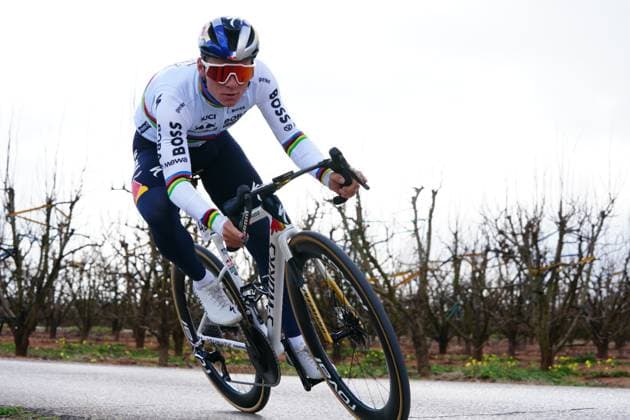 Belgian Remco Evenepoel of Red Bull-BORA-hansgrohe pictured in action during stage 2 of the 2026 Volta Comunitat Valenciana, Tour of Valencia cycling race, a time-trial from Carlet to Alginet (17,5 km), on Thursday 05 February 2026 in Spain. The race takes place from 4 to 8 February and runs through the three provinces of the Valencian Community. JOMAxGARCIA  x161239675x