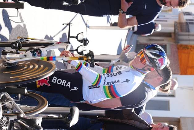 Belgian Remco Evenepoel of Red Bull-BORA-hansgrohe pictured during stage 2 of the 2026 Volta Comunitat Valenciana, Tour of Valencia cycling race, a time-trial from Carlet to Alginet (17,5 km), on Thursday 05 February 2026 in Spain. The race takes place from 4 to 8 February and runs through the three provinces of the Valencian Community. JOMAxGARCIA  x161240827x