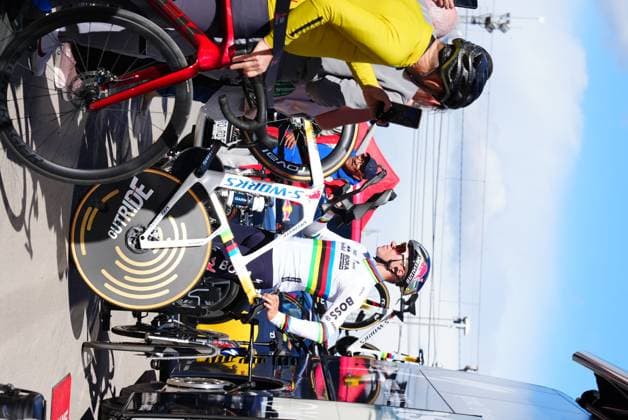 Belgian Remco Evenepoel of Red Bull-BORA-hansgrohe pictured during stage 2 of the 2026 Volta Comunitat Valenciana, Tour of Valencia cycling race, a time-trial from Carlet to Alginet (17,5 km), on Thursday 05 February 2026 in Spain. The race takes place from 4 to 8 February and runs through the three provinces of the Valencian Community. JOMAxGARCIA  x161240955x