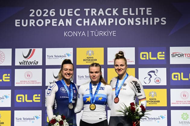 05-02-2026 European Championships Elite Women Track; Giornata 05; 2026, Ain; 2026, France; 2026, Germany; Lysenko, Alina; Gros, Mathilde; Friedrich, Lea Sophie; Konya - Velodrom; 