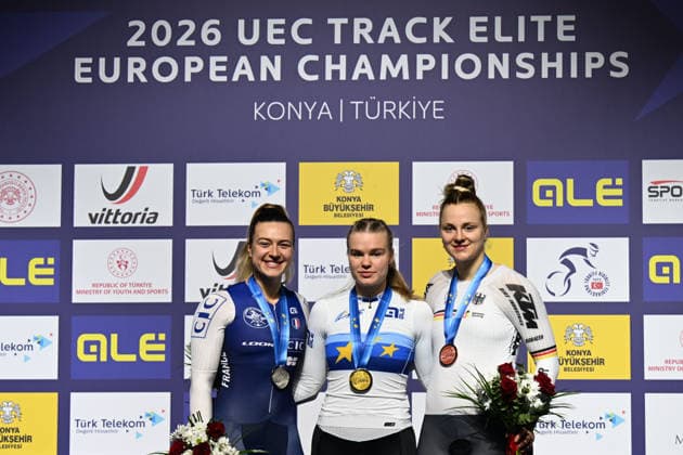 05-02-2026 European Championships Elite Women Track; Giornata 05; 2026, Ain; 2026, France; 2026, Germany; Lysenko, Alina; Gros, Mathilde; Friedrich, Lea Sophie; Konya - Velodrom; 