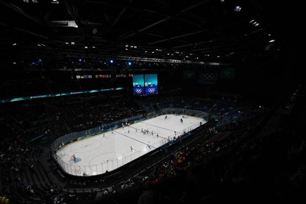 Winter Olympics - Ice hockey, Eishockey Women - France v Italy A general view prior to prior to the Ice Hockey Women s Preliminary Round Group B match between France and Italy at Milano Santagiulia Ice Hockey Arena as part of the Olympic Winter games, Winterspiele,Spiele, Summer games Milano Cortina 2026 on February 5, 2026 in Milan, Italy. Photo by JMP ABACAPRESS.COM Milan Italy  Copyright: xJMP ABACAx