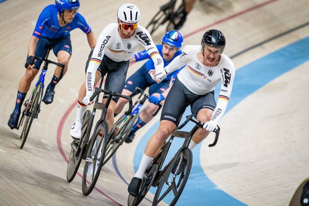AUGENSTEIN Moritz, KLUGE Roger UEC Track Cycling European Championships Konya 2026 AUGENSTEIN Moritz KLUGE Roger GER Germany Landscape horizontal Landscape Event Event UEC Track Cycling European Championships 2026 Category Category Cycling Track Cycling European Championships Location Location Asia Türkiye Konya Discipline Madison Category Elite Men Distance 50 km Date Date 05 02 2026 Thursday Day 5