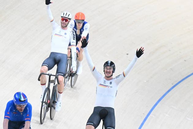 05-02-2026 European Championships Elite Track; Giornata 05; 2026, Germany; Kluge, Roger; Augenstein, Moritz; Konya - Velodrom; 