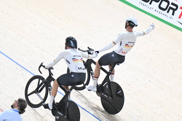 05-02-2026 European Championships Elite Track; Giornata 05; 2026, Germany; Kluge, Roger; Augenstein, Moritz; Konya - Velodrom; 