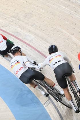 05-02-2026 European Championships Elite Track; Giornata 05; 2026, Germany; Kluge, Roger; Augenstein, Moritz; Konya - Velodrom; 