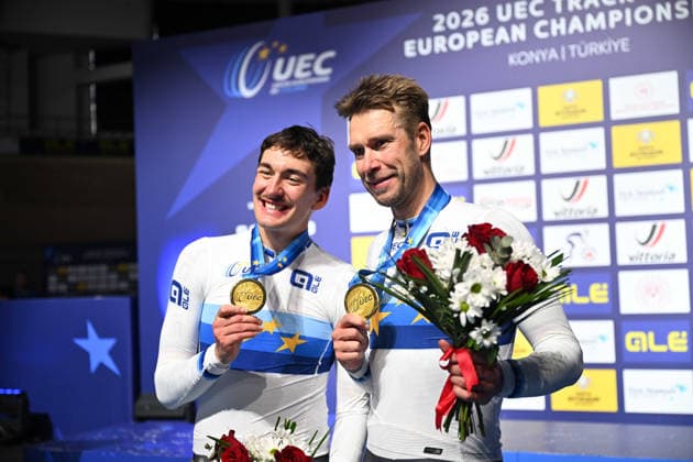 05-02-2026 European Championships Elite Track; Giornata 05; 2026, Germany; Kluge, Roger; Augenstein, Moritz; Konya - Velodrom; 
