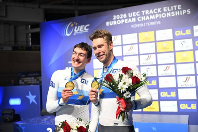 05-02-2026 European Championships Elite Track; Giornata 05; 2026, Germany; Kluge, Roger; Augenstein, Moritz; Konya - Velodrom; 