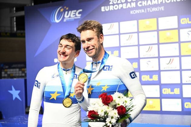 05-02-2026 European Championships Elite Track; Giornata 05; 2026, Germany; Kluge, Roger; Augenstein, Moritz; Konya - Velodrom; 