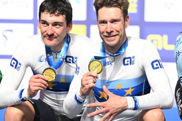 05-02-2026 European Championships Elite Track; Giornata 05; 2026, Germany; Kluge, Roger; Augenstein, Moritz; Konya - Velodrom; 