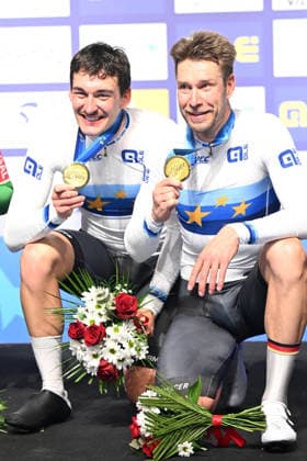 05-02-2026 European Championships Elite Track; Giornata 05; 2026, Germany; Kluge, Roger; Augenstein, Moritz; Konya - Velodrom; 