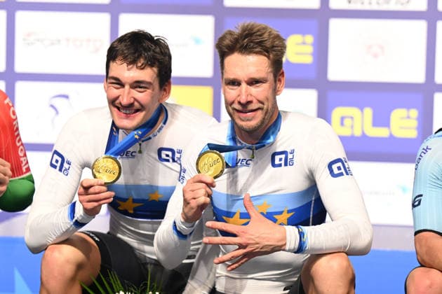 05-02-2026 European Championships Elite Track; Giornata 05; 2026, Germany; Kluge, Roger; Augenstein, Moritz; Konya - Velodrom; 
