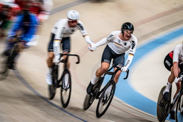 AUGENSTEIN Moritz, KLUGE Roger UEC Track Cycling European Championships Konya 2026 AUGENSTEIN Moritz KLUGE Roger GER Germany Landscape horizontal Landscape Event Event UEC Track Cycling European Championships 2026 Category Category Cycling Track Cycling European Championships Location Location Asia Türkiye Konya Discipline Madison Category Elite Men Distance 50 km Date Date 05 02 2026 Thursday Day 5