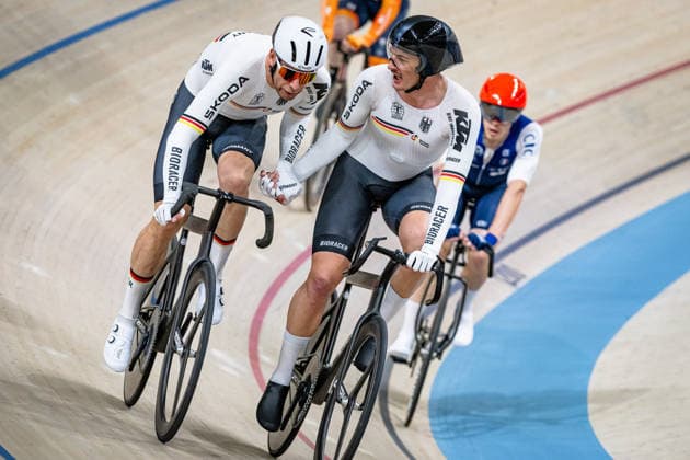 AUGENSTEIN Moritz, KLUGE Roger UEC Track Cycling European Championships Konya 2026 AUGENSTEIN Moritz KLUGE Roger GER Germany Landscape horizontal Landscape Event Event UEC Track Cycling European Championships 2026 Category Category Cycling Track Cycling European Championships Location Location Asia Türkiye Konya Discipline Madison Category Elite Men Distance 50 km Date Date 05 02 2026 Thursday Day 5