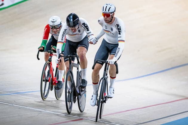AUGENSTEIN Moritz, KLUGE Roger UEC Track Cycling European Championships Konya 2026 AUGENSTEIN Moritz KLUGE Roger GER Germany Landscape horizontal Landscape Event Event UEC Track Cycling European Championships 2026 Category Category Cycling Track Cycling European Championships Location Location Asia Türkiye Konya Discipline Madison Category Elite Men Distance 50 km Date Date 05 02 2026 Thursday Day 5