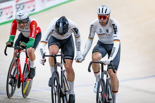 AUGENSTEIN Moritz, KLUGE Roger UEC Track Cycling European Championships Konya 2026 AUGENSTEIN Moritz KLUGE Roger GER Germany Landscape horizontal Landscape Event Event UEC Track Cycling European Championships 2026 Category Category Cycling Track Cycling European Championships Location Location Asia Türkiye Konya Discipline Madison Category Elite Men Distance 50 km Date Date 05 02 2026 Thursday Day 5