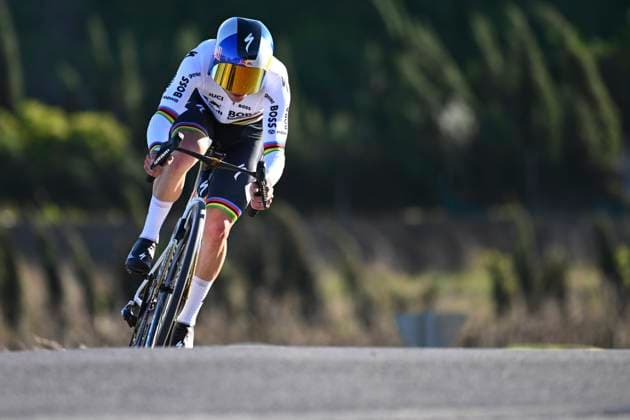 Tour of Valencia 2026 Stage 2 ALGINET, SPAIN - FEBRUARY 05 : Evenepoel Remco (BEL) of Red Bull BORA Hansgrohe during stage 2 of the 77th edition of Volta a la Comunitat Valenciana an UCI ProSeries 2.Pro Individual Time Trial stage for Men Elite of 17.5 km with start in Carlet and finish in Alginet on February 5, 2026 in Alginet, Spain, 05 02 2026 Alginet Spain  Copyright: xVincentxKalutx