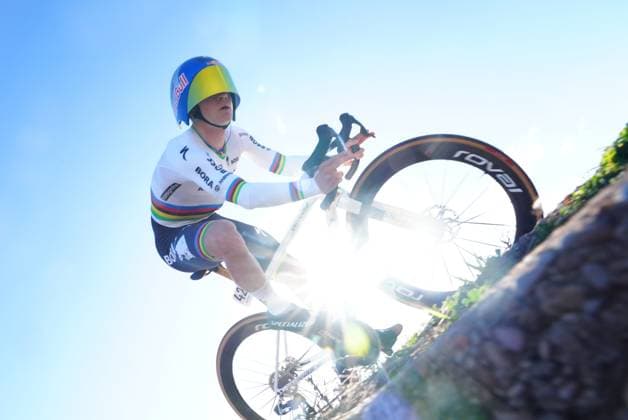 Belgian Remco Evenepoel of Red Bull-BORA-hansgrohe pictured in action during stage 2 of the 2026 Volta Comunitat Valenciana, Tour of Valencia cycling race, a time-trial from Carlet to Alginet (17,5 km), on Thursday 05 February 2026 in Spain. The race takes place from 4 to 8 February and runs through the three provinces of the Valencian Community. JOMAxGARCIA  x161270849x