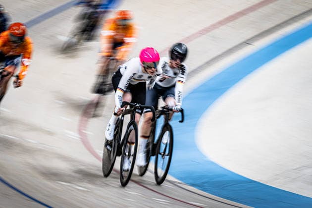TEUTENBERG Lea Lin, REIßNER Lena Charlotte UEC Track Cycling European Championships Konya 2026 TEUTENBERG Lea Lin REIßNER Lena Charlotte GER Geermany Landscape horizontal Landscape Event Event UEC Track Cycling European Championships 2026 Category Category Cycling Track Cycling European Championships Location Location Asia Türkiye Konya Discipline Madison Category Elite Women Distance 30 km Date Date 05 02 2026 Thursday Day 5