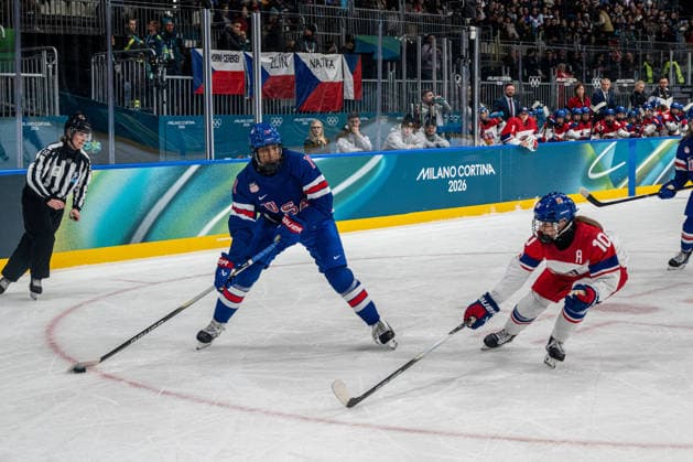 United States v Czech Republic - Winter Olympics 2026 Women s Hockey Game Edwards Laila (USA) participates in the Winter Olympic Games, Olympische Spiele, Olympia, OS at the Milano Rho Ice hockey, Eishockey Arena in Milano, Italy, on February 5, 2026 Milano Lombardia Italy  Copyright: xFedericoxManonix originalFilename:manoni-icehocke260205_npAKs.jpg