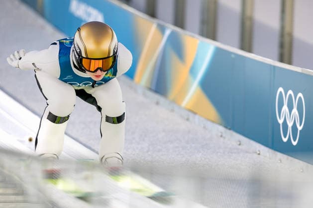 OLYMPICS - Winter Olympic Games, Olympische Spiele, Olympia, OS Milano Cortina 2026 VAL DI FIEMME,ITALY,05.FEB.26 - OLYMPICS, Ski jumping, Skispringen, Ski, nordisch - Winter Olympic Games Milano Cortina 2026, preview, normal hill, training, women. Image shows Lisa Hirner (AUT).  GEPAxpictures xMatthiasxTrinkl