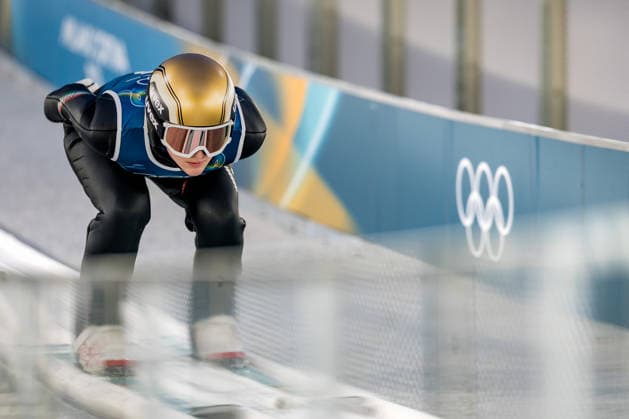 OLYMPICS - Winter Olympic Games, Olympische Spiele, Olympia, OS Milano Cortina 2026 VAL DI FIEMME,ITALY,05.FEB.26 - OLYMPICS, Ski jumping, Skispringen, Ski, nordisch - Winter Olympic Games Milano Cortina 2026, preview, normal hill, training, women. Image shows Martina Zanitzer (ITA).  GEPAxpictures xMatthiasxTrinkl