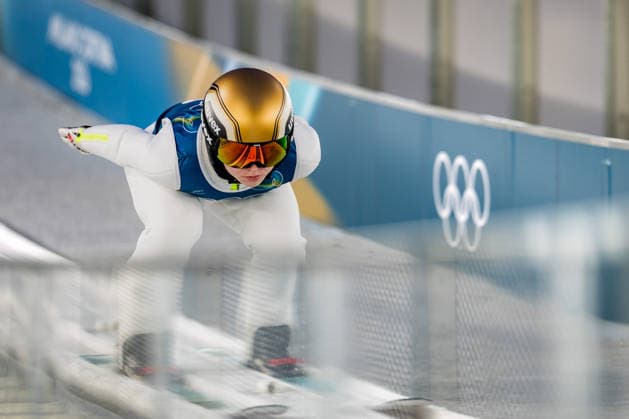 OLYMPICS - Winter Olympic Games, Olympische Spiele, Olympia, OS Milano Cortina 2026 VAL DI FIEMME,ITALY,05.FEB.26 - OLYMPICS, Ski jumping, Skispringen, Ski, nordisch - Winter Olympic Games Milano Cortina 2026, preview, normal hill, training, women. Image shows Anna Twardosz (POL).  GEPAxpictures xMatthiasxTrinkl