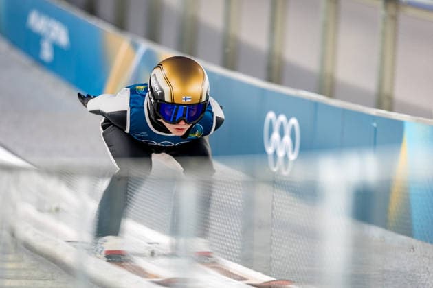 OLYMPICS - Winter Olympic Games, Olympische Spiele, Olympia, OS Milano Cortina 2026 VAL DI FIEMME,ITALY,05.FEB.26 - OLYMPICS, Ski jumping, Skispringen, Ski, nordisch - Winter Olympic Games Milano Cortina 2026, preview, normal hill, training, women. Image shows Jenny Rautionaho (FIN).  GEPAxpictures xMatthiasxTrinkl