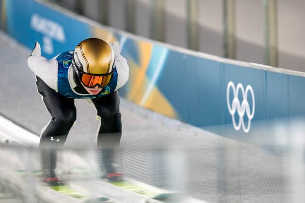 OLYMPICS - Winter Olympic Games, Olympische Spiele, Olympia, OS Milano Cortina 2026 VAL DI FIEMME,ITALY,05.FEB.26 - OLYMPICS, Ski jumping, Skispringen, Ski, nordisch - Winter Olympic Games Milano Cortina 2026, preview, normal hill, training, women. Image shows Nika Vodan (SLO).  GEPAxpictures xMatthiasxTrinkl
