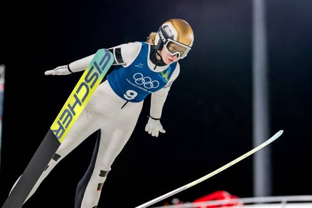 OLYMPICS - Winter Olympic Games, Olympische Spiele, Olympia, OS Milano Cortina 2026 VAL DI FIEMME,ITALY,05.FEB.26 - OLYMPICS, Ski jumping, Skispringen, Ski, nordisch - Winter Olympic Games Milano Cortina 2026, preview, normal hill, training, women. Image shows Meghann Wadsak (AUT).  GEPAxpictures xMatthiasxTrinkl