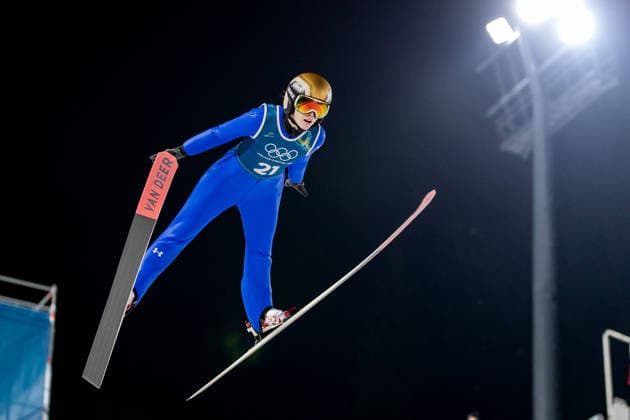OLYMPICS - Winter Olympic Games, Olympische Spiele, Olympia, OS Milano Cortina 2026 VAL DI FIEMME,ITALY,05.FEB.26 - OLYMPICS, Ski jumping, Skispringen, Ski, nordisch - Winter Olympic Games Milano Cortina 2026, preview, normal hill, training, women. Image shows Maja Kovacic (SLO).  GEPAxpictures xMatthiasxTrinkl