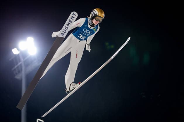OLYMPICS - Winter Olympic Games, Olympische Spiele, Olympia, OS Milano Cortina 2026 VAL DI FIEMME,ITALY,05.FEB.26 - OLYMPICS, Ski jumping, Skispringen, Ski, nordisch - Winter Olympic Games Milano Cortina 2026, preview, normal hill, training, women. Image shows Julia Muehlbacher (AUT).  GEPAxpictures xMatthiasxTrinkl