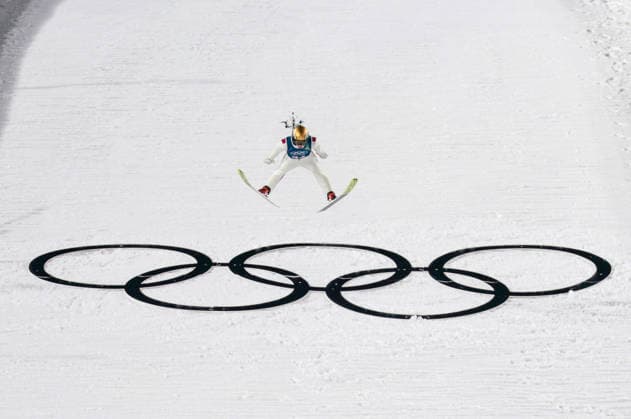 OLYMPICS - Winter Olympic Games, Olympische Spiele, Olympia, OS Milano Cortina 2026 VAL DI FIEMME,ITALY,05.FEB.26 - OLYMPICS, Ski jumping, Skispringen, Ski, nordisch - Winter Olympic Games Milano Cortina 2026, preview, normal hill, training, men. Image shows Jan Hoerl (AUT).  GEPAxpictures xMatthiasxTrinkl