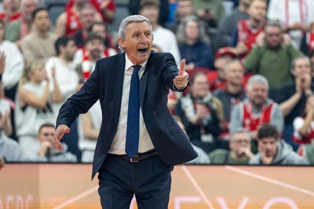 Head coach Svetislav Persic FC Bayern Basketball bruellt, FC Bayern Basketball vs AS Monaco Basket, EuroLeague 27 Matchday, 05 02 2026 Munich Bavaria Germany Copyright: xkolbert-press UlrichxGamelx
