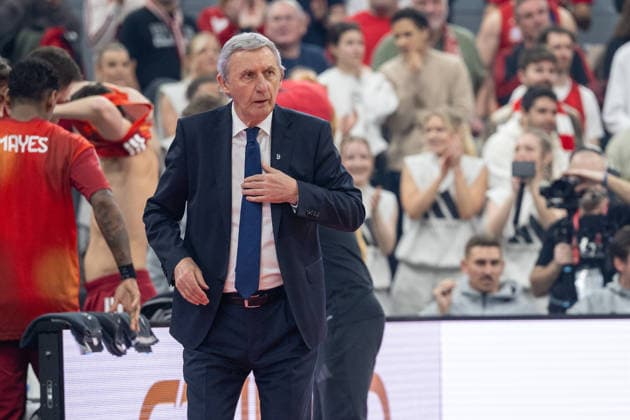 Head Coach Svetislav Persic FC Bayern Basketball , FC Bayern Basketball vs AS Monaco Basket, EuroLeague 27 Matchday, 05 02 2026 Munich Bavaria Germany Copyright: xkolbert-press UlrichxGamelx