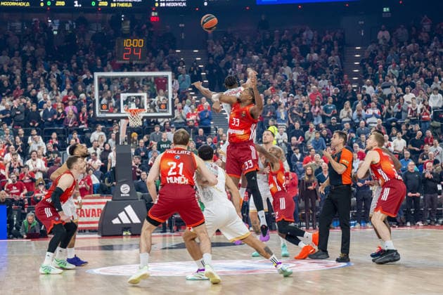 The match is open, FC Bayern Basketball vs AS Monaco Basket, EuroLeague 27 Matchday, 05 02 2026 Munich Bavaria Germany Copyright: xkolbert-press UlrichxGamelx