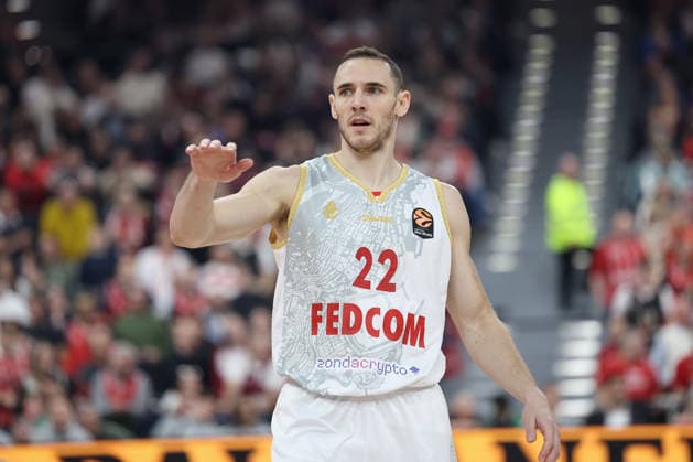 Terry Tarpey AS Monaco, 22 , GER, FC Bayern Basketball vs AS Monaco, Basketball, Euroleague, Matchday 27, Season 2025 2026, 05 02 2026, GER, FC Bayern Basketball vs AS Monaco, Basketball, Euroleague, Matchday 27, Season 2025 2026, 05 02 2026 Munich Copyright: xEibner-Pressefoto JennixMaulx EP_JML
