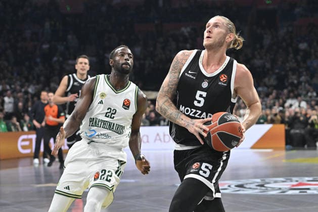 PARTIZAN vs PANATHINAIKOS DYLAN OSETKOWSKI Dilan, basketball player of Partizan, during the Euroleague match against Panathinaikos, at Belgrade Arena. Belgrade, 05.02.2026. photo: MN PRESS BASKETBALL, EUROLEAGUE, PARTIZAN, PANATHINAIKOS Belgrade Belgrade Arena Serbia Copyright: xMarkoxMetlasx xMNxPressx
