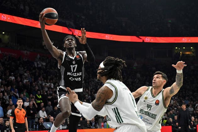 PARTIZAN vs PANATHINAIKOS ISAAC BONGA, basketball player of Partizan, during the Euroleague match against Panathinaikos, at Belgrade Arena. Belgrade, 05.02.2026. photo: MN PRESS BASKETBALL, EUROLEAGUE, PARTIZAN, PANATHINAIKOS Belgrade Belgrade Arena Serbia Copyright: xMarkoxMetlasx xMNxPressx