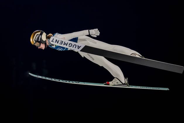 OLYMPICS - Winter Olympic Games, Olympische Spiele, Olympia, OS Milano Cortina 2026 VAL DI FIEMME,ITALY,05.FEB.26 - OLYMPICS, Ski jumping, Skispringen, Ski, nordisch - Winter Olympic Games Milano Cortina 2026, preview, normal hill, training, women. Image shows Julia Muehlbacher (AUT).  GEPAxpictures xMatthiasxTrinkl