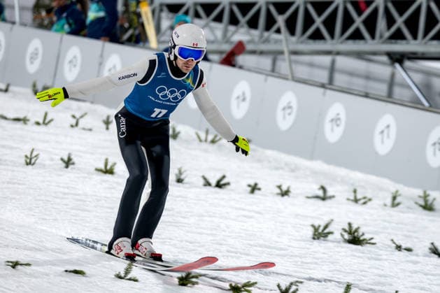 OLYMPICS - Winter Olympic Games, Olympische Spiele, Olympia, OS Milano Cortina 2026 VAL DI FIEMME,ITALY,05.FEB.26 - OLYMPICS, Ski jumping, Skispringen, Ski, nordisch - Winter Olympic Games Milano Cortina 2026, preview, normal hill, training, men. Image shows Mackenzie Boyd-Clowes (CAN).  GEPAxpictures xMatthiasxTrinkl