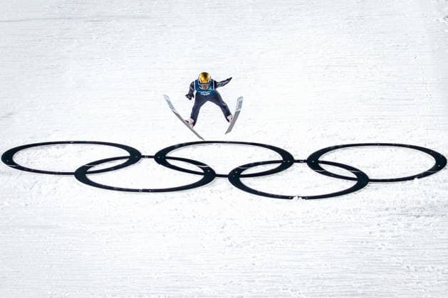 OLYMPICS - Winter Olympic Games, Olympische Spiele, Olympia, OS Milano Cortina 2026 VAL DI FIEMME,ITALY,05.FEB.26 - OLYMPICS, Ski jumping, Skispringen, Ski, nordisch - Winter Olympic Games Milano Cortina 2026, preview, normal hill, training, men. Image shows Kacper Tomasiak (POL).  GEPAxpictures xMatthiasxTrinkl