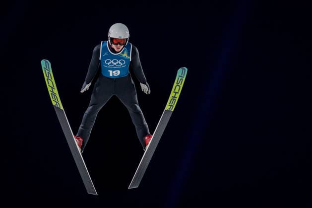OLYMPICS - Winter Olympic Games, Olympische Spiele, Olympia, OS Milano Cortina 2026 VAL DI FIEMME,ITALY,05.FEB.26 - OLYMPICS, Ski jumping, Skispringen, Ski, nordisch - Winter Olympic Games Milano Cortina 2026, preview, normal hill, training, men. Image shows Danil Vassilyev (KAZ).  GEPAxpictures xMatthiasxTrinkl