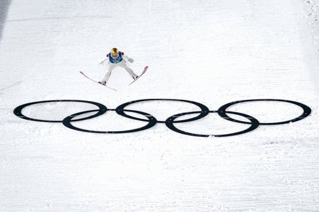 OLYMPICS - Winter Olympic Games, Olympische Spiele, Olympia, OS Milano Cortina 2026 VAL DI FIEMME,ITALY,05.FEB.26 - OLYMPICS, Ski jumping, Skispringen, Ski, nordisch - Winter Olympic Games Milano Cortina 2026, preview, normal hill, training, men. Image shows Daniel Tschofenig (AUT).  GEPAxpictures xMatthiasxTrinkl