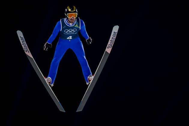OLYMPICS - Winter Olympic Games, Olympische Spiele, Olympia, OS Milano Cortina 2026 VAL DI FIEMME,ITALY,05.FEB.26 - OLYMPICS, Ski jumping, Skispringen, Ski, nordisch - Winter Olympic Games Milano Cortina 2026, preview, normal hill, training, men. Image shows Fatih Arda Ipcioglu (TUR).  GEPAxpictures xMatthiasxTrinkl