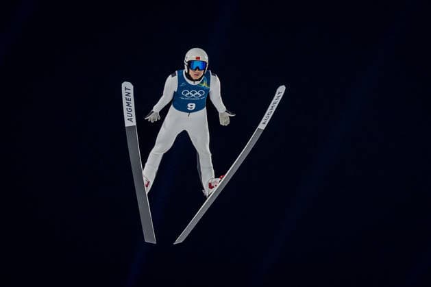 OLYMPICS - Winter Olympic Games, Olympische Spiele, Olympia, OS Milano Cortina 2026 VAL DI FIEMME,ITALY,05.FEB.26 - OLYMPICS, Ski jumping, Skispringen, Ski, nordisch - Winter Olympic Games Milano Cortina 2026, preview, normal hill, training, men. Image shows Qiwu Song (CHN).  GEPAxpictures xMatthiasxTrinkl