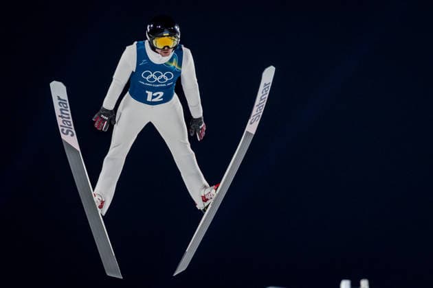 OLYMPICS - Winter Olympic Games, Olympische Spiele, Olympia, OS Milano Cortina 2026 VAL DI FIEMME,ITALY,05.FEB.26 - OLYMPICS, Ski jumping, Skispringen, Ski, nordisch - Winter Olympic Games Milano Cortina 2026, preview, normal hill, training, men. Image shows Vitaliy Kalinichenko (UKR).  GEPAxpictures xMatthiasxTrinkl