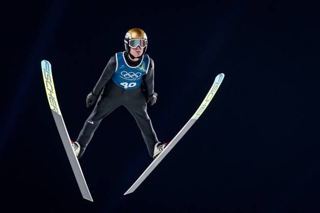 OLYMPICS - Winter Olympic Games, Olympische Spiele, Olympia, OS Milano Cortina 2026 VAL DI FIEMME,ITALY,05.FEB.26 - OLYMPICS, Ski jumping, Skispringen, Ski, nordisch - Winter Olympic Games Milano Cortina 2026, preview, normal hill, training, men. Image shows Kristoffer Eriksen Sundal (NOR).  GEPAxpictures xMatthiasxTrinkl