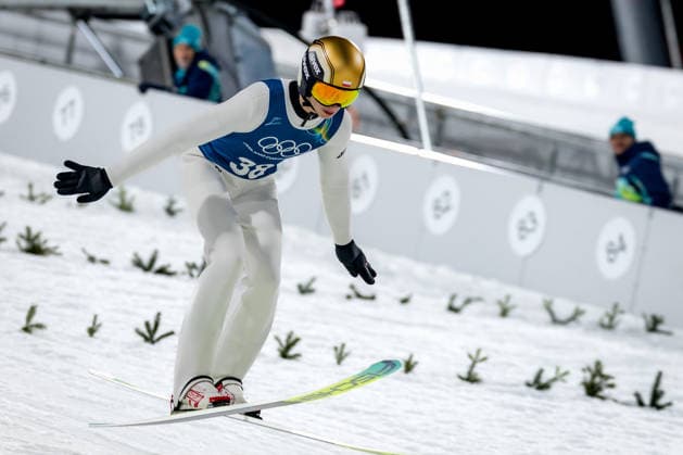 OLYMPICS - Winter Olympic Games, Olympische Spiele, Olympia, OS Milano Cortina 2026 VAL DI FIEMME,ITALY,05.FEB.26 - OLYMPICS, Ski jumping, Skispringen, Ski, nordisch - Winter Olympic Games Milano Cortina 2026, preview, normal hill, training, men. Image shows Kacper Tomasiak (POL).  GEPAxpictures xMatthiasxTrinkl