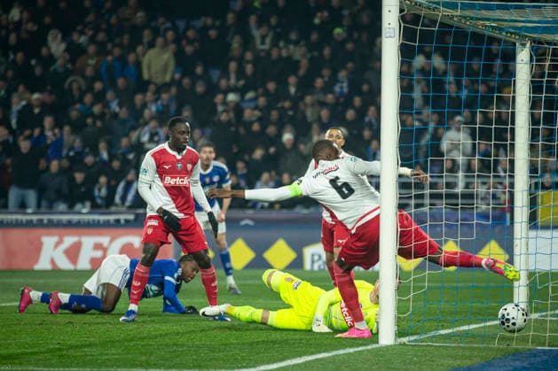 Football, Coupe de France, Racing Strasbourg - AS Monaco